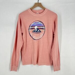 Gentle Threads T Shirt Womens Small Blush Cotton Graphic Crew Neck Casual Wear